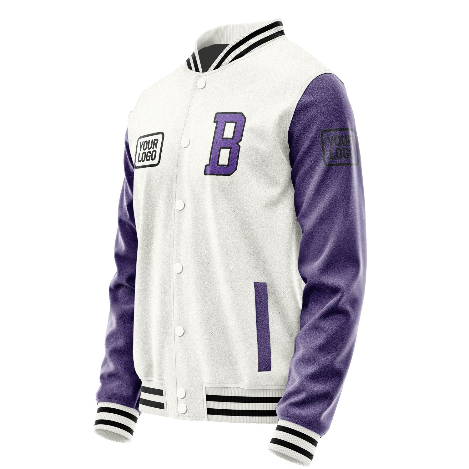 Maßgeschneidertes Weiß Lavendel Jacke JA181823181717232317