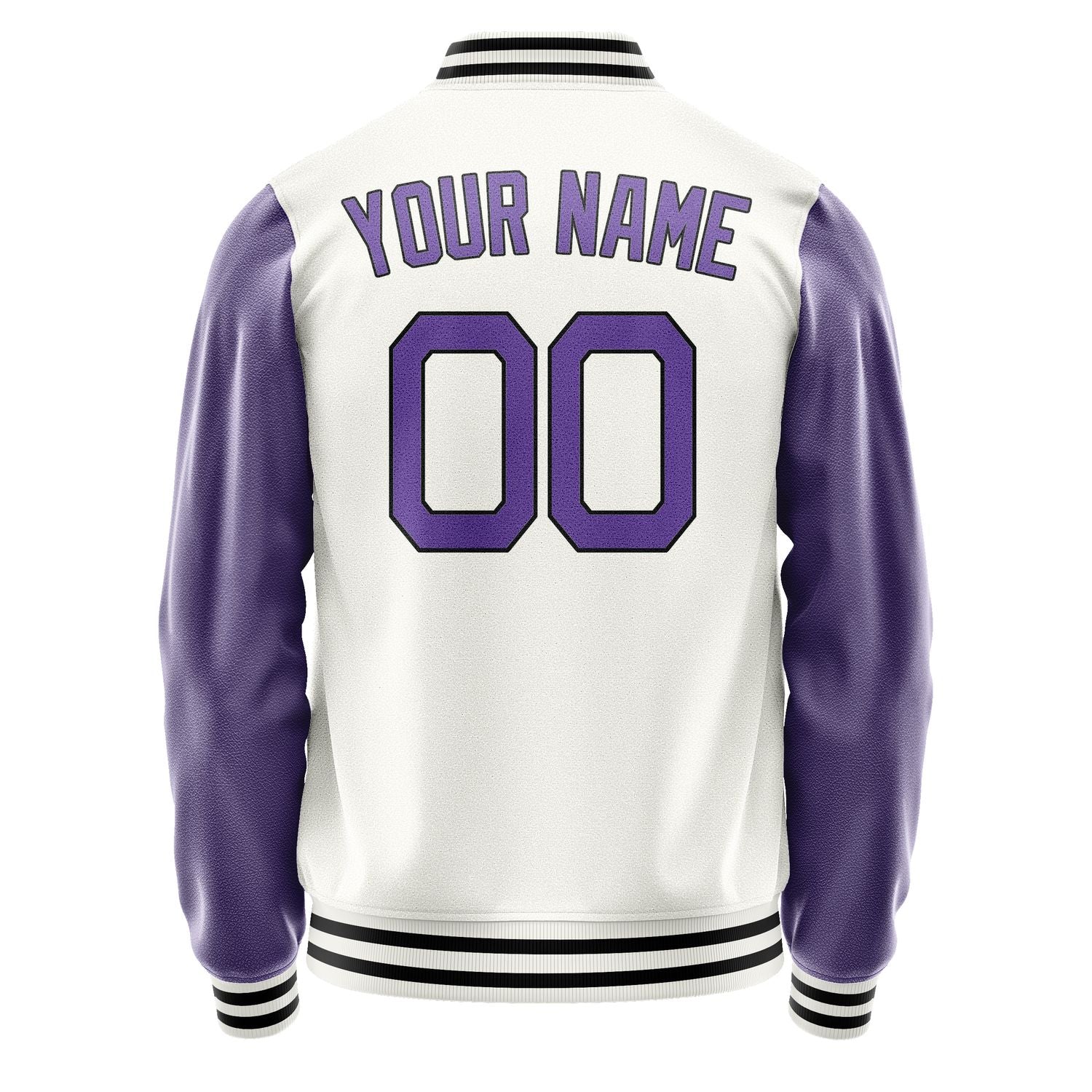 Maßgeschneidertes Weiß Lavendel Jacke Ja1818231817B21723