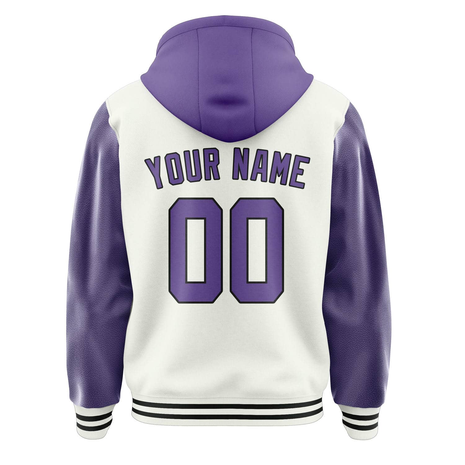 Maßgeschneidertes Weiß Lavendel Jacke