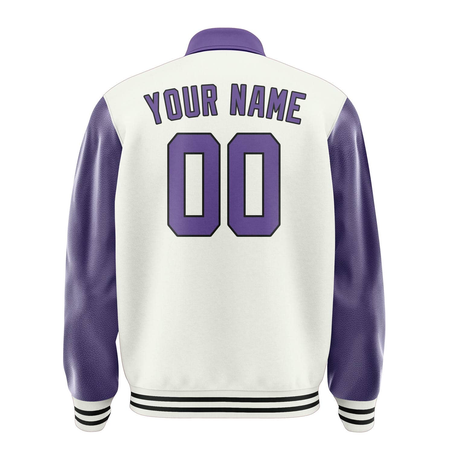 Maßgeschneidertes Weiß Lavendel Jacke