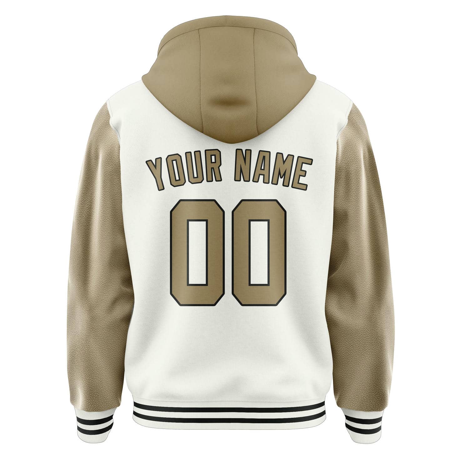 Maßgeschneidertes Weiß Hellkhaki Jacke