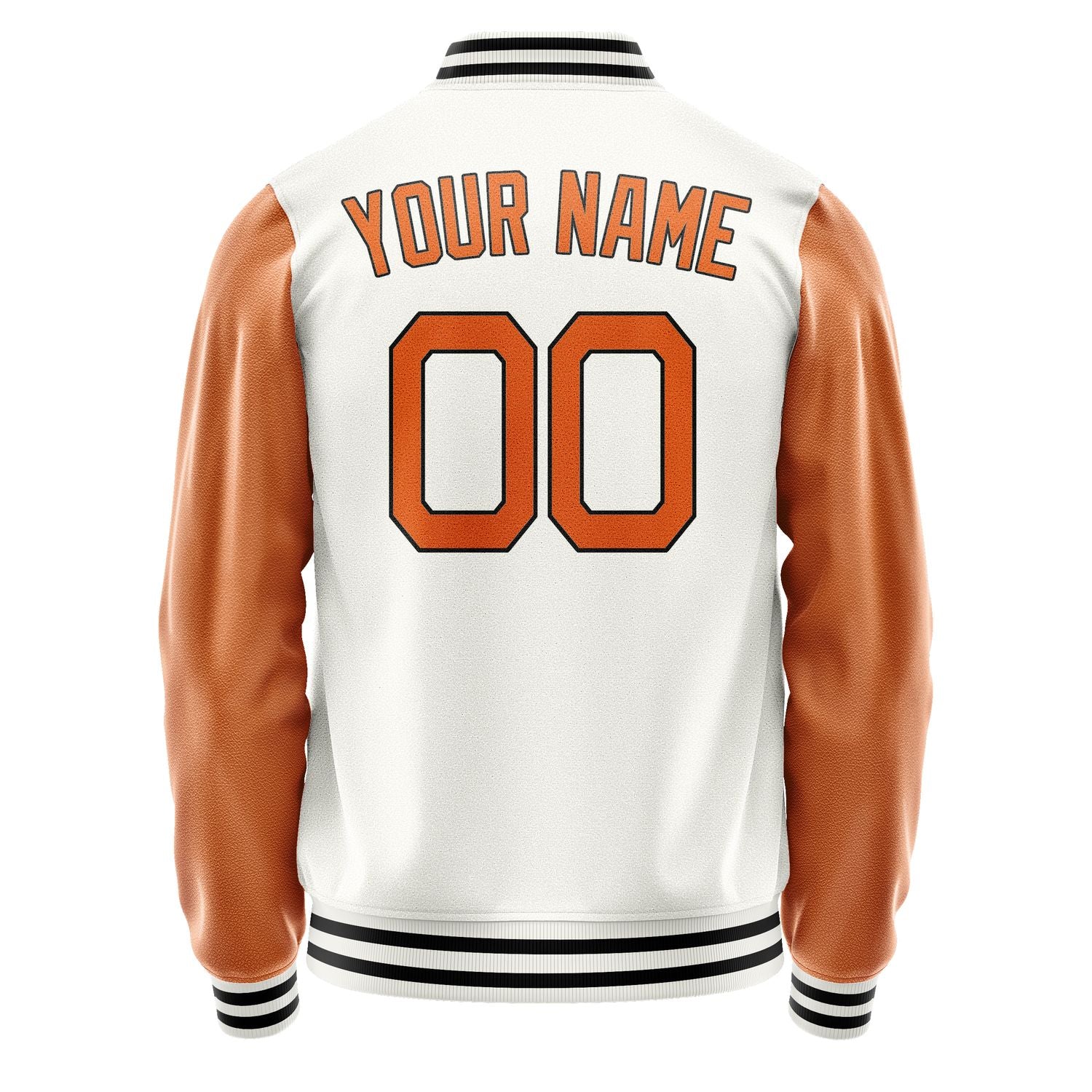 Maßgeschneidertes Weiß Orange Jacke Ja1818281817B21728