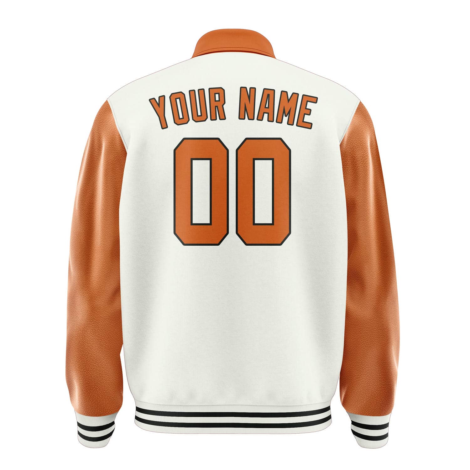 Maßgeschneidertes Weiß Orange Jacke