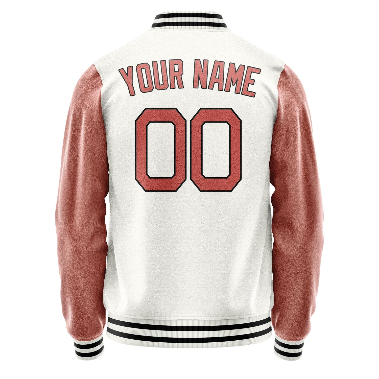 Maßgeschneidertes Weiß Kupferrose Jacke Ja1818291817B21729
