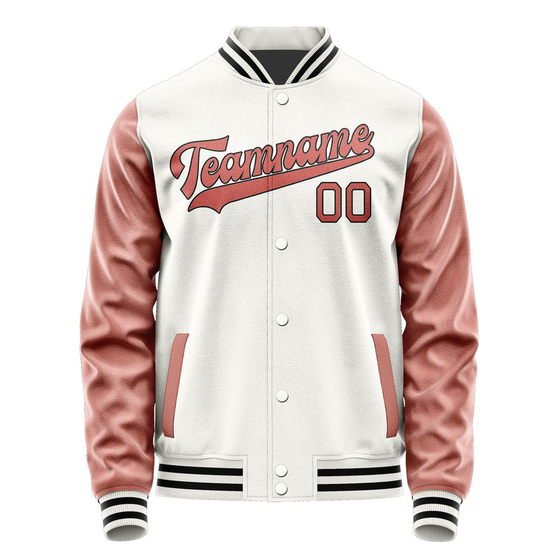 Maßgeschneidertes Weiß Kupferrose Jacke JA1818291817B31729