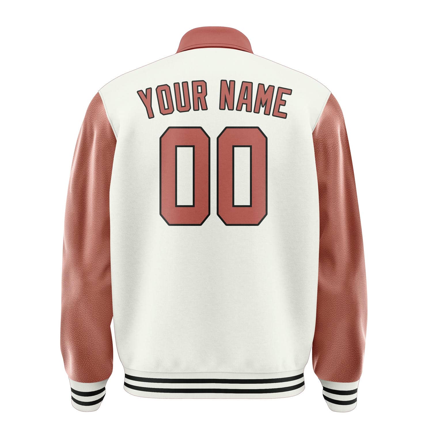 Maßgeschneidertes Weiß Kupferrose Jacke