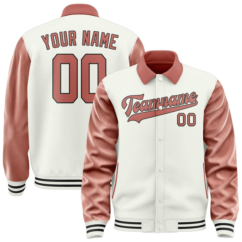 Maßgeschneidertes Weiß Kupferrose Jacke JA181829181717292917