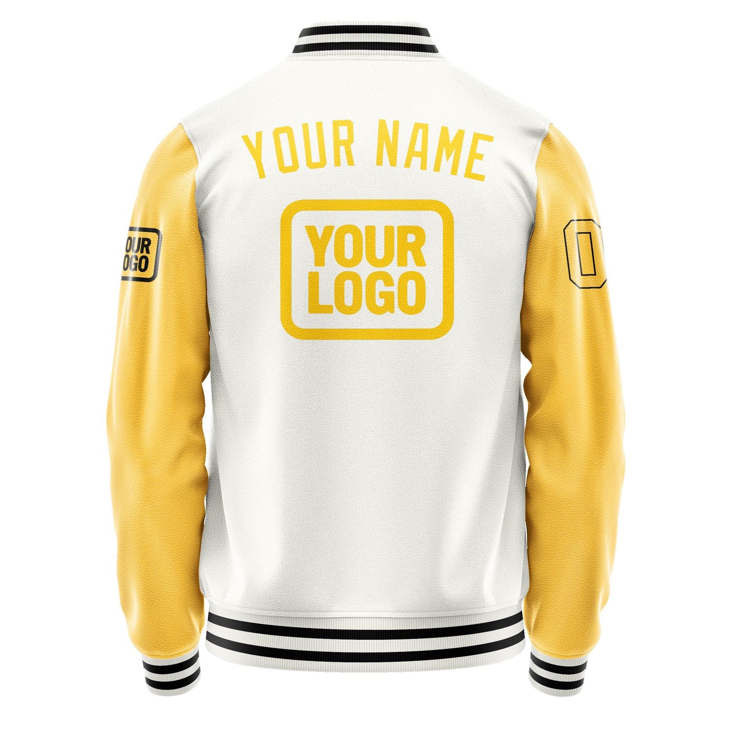 Maßgeschneidertes Weiß Gold Jacke JA181830181717303017