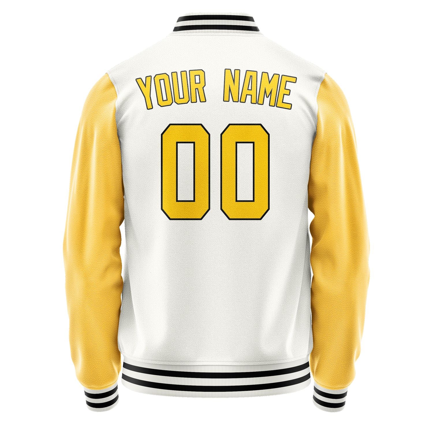 Maßgeschneidertes Weiß Gold Jacke JA1818301817B31730