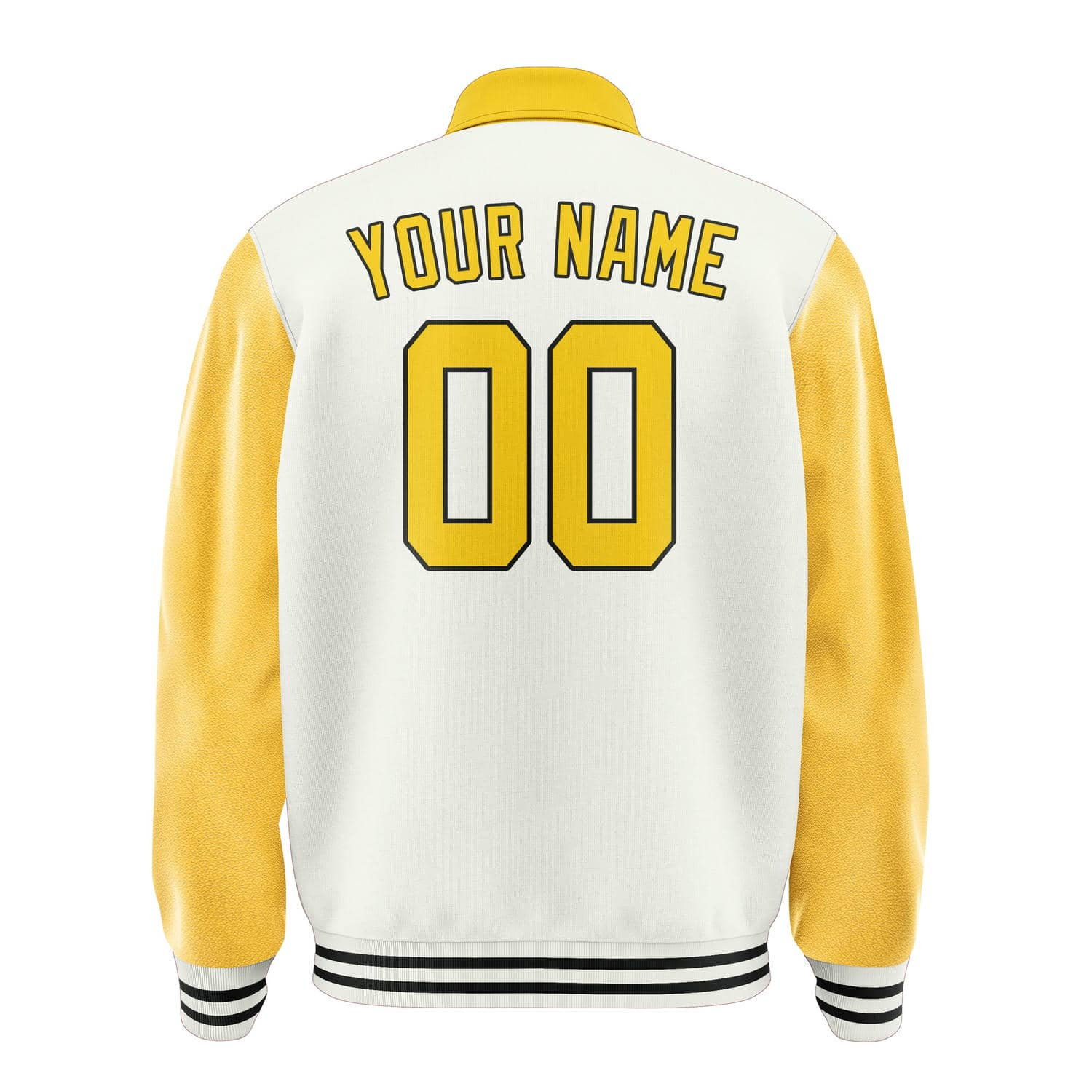 Maßgeschneidertes Weiß Gold Jacke