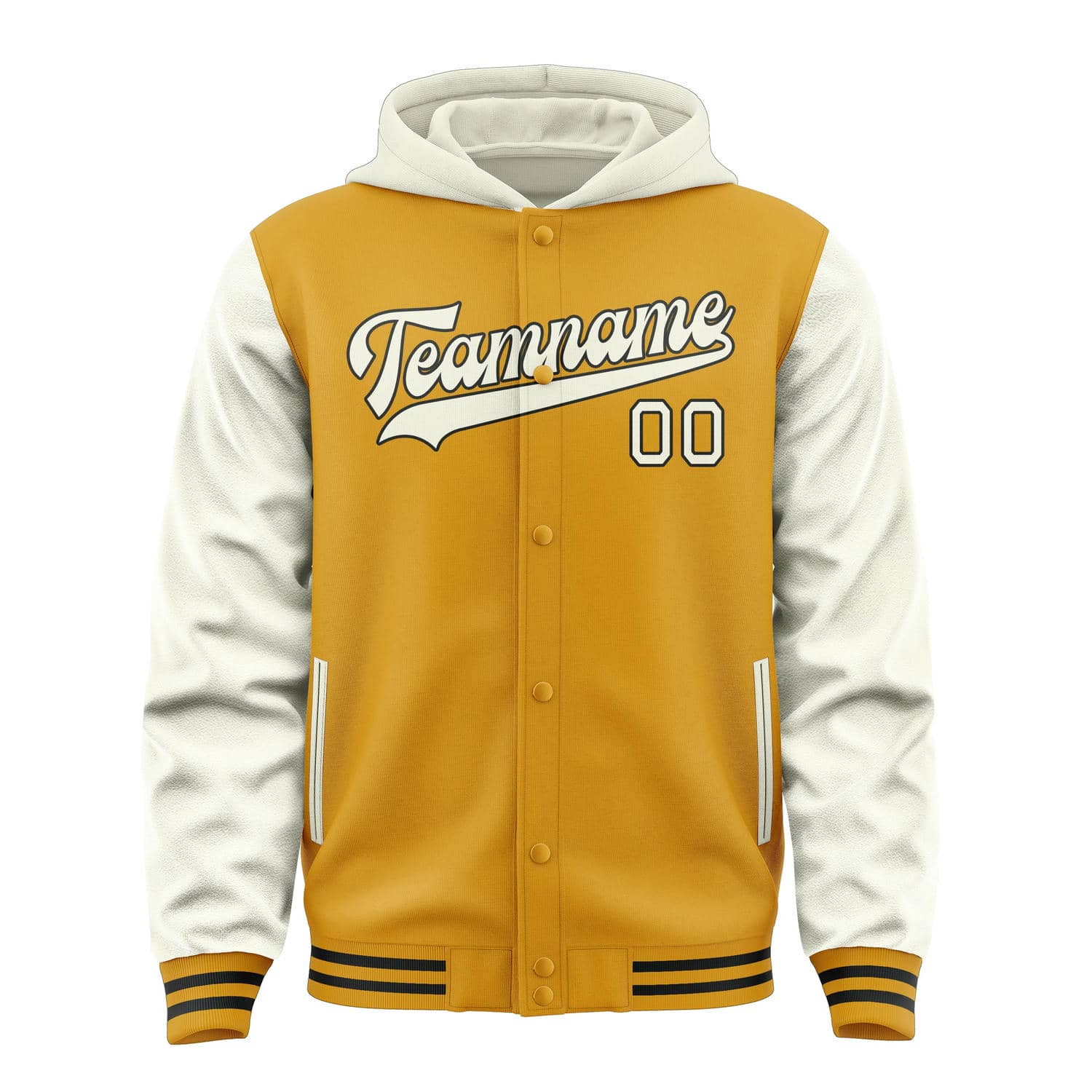 Maßgeschneidertes Gelb Beige Jacke