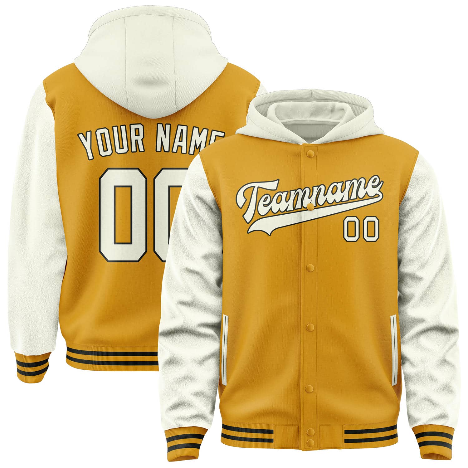 Maßgeschneidertes Gelb Beige Jacke JA191903191717030317