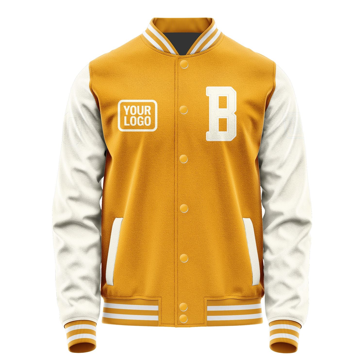 Maßgeschneidertes Gelb Beige Jacke JA191903191818030318