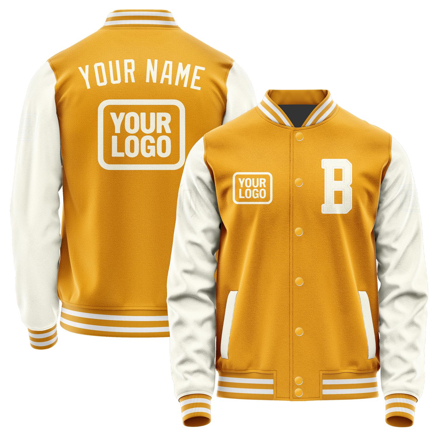 Maßgeschneidertes Gelb Beige Jacke JA191903191818030318