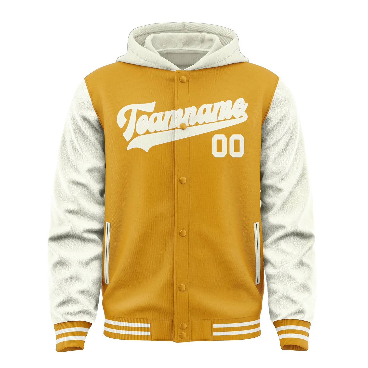 Maßgeschneidertes Gelb Beige Jacke