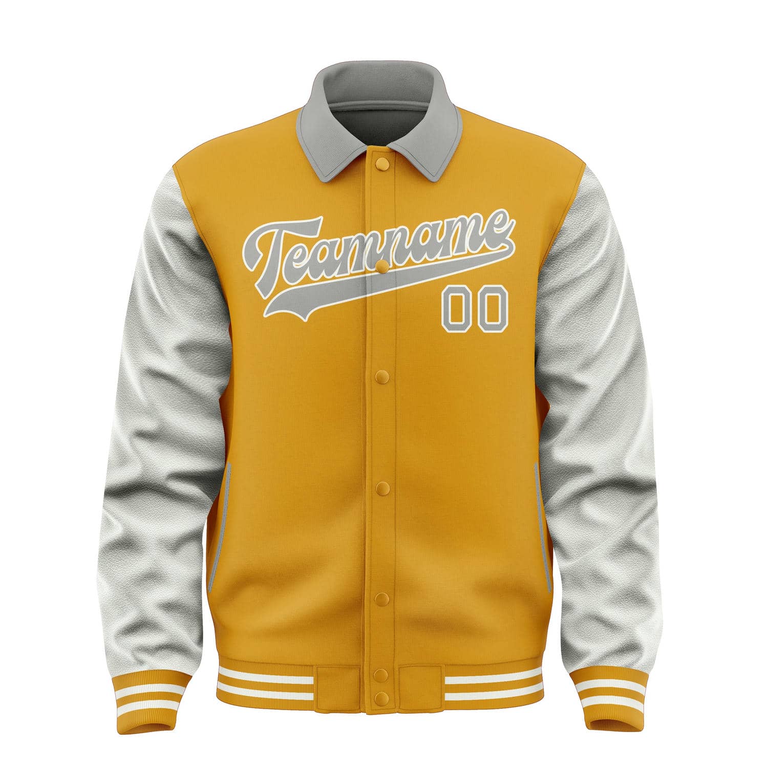 Maßgeschneidertes Gelb Grau Jacke