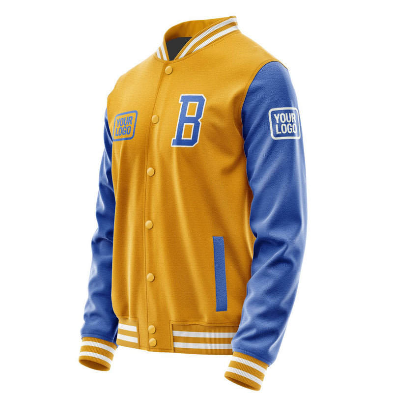 Maßgeschneidertes Gelb Himmelblau Jacke JA191909191818090918