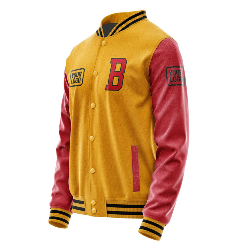 Maßgeschneidertes Gelb Rot Jacke JA191914191717141417