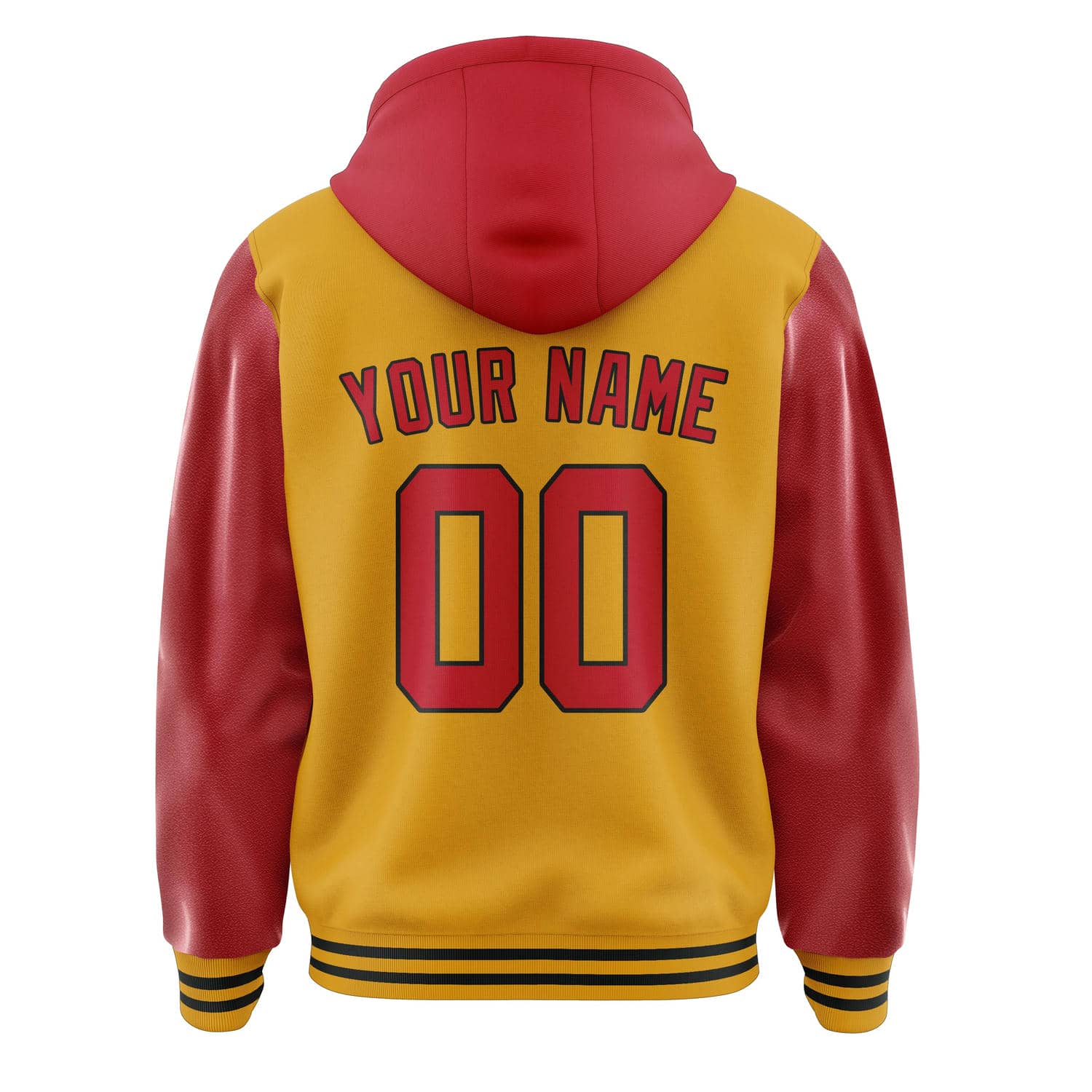Maßgeschneidertes Gelb Rot Jacke