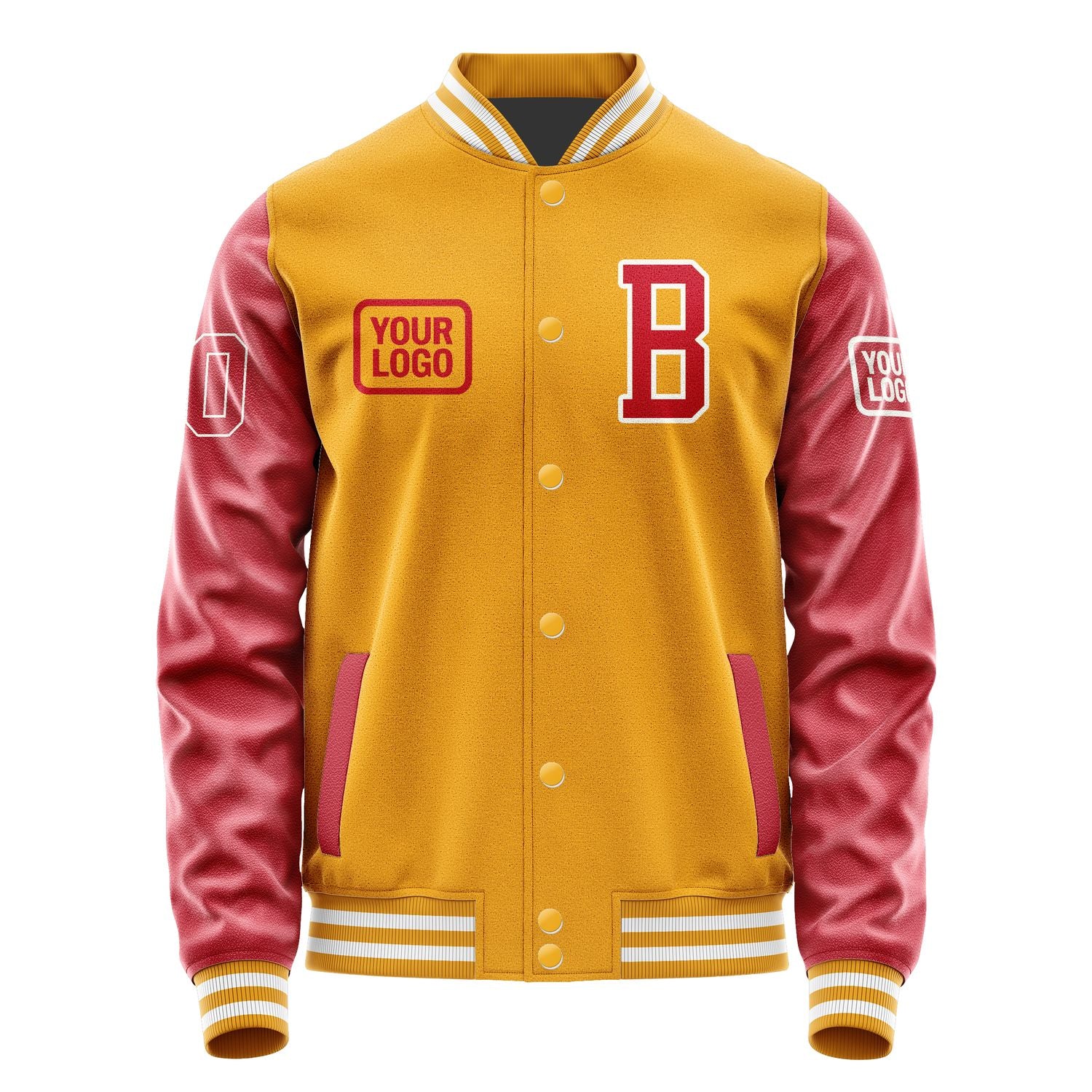 Maßgeschneidertes Gelb Rot Jacke JA191914191818141418
