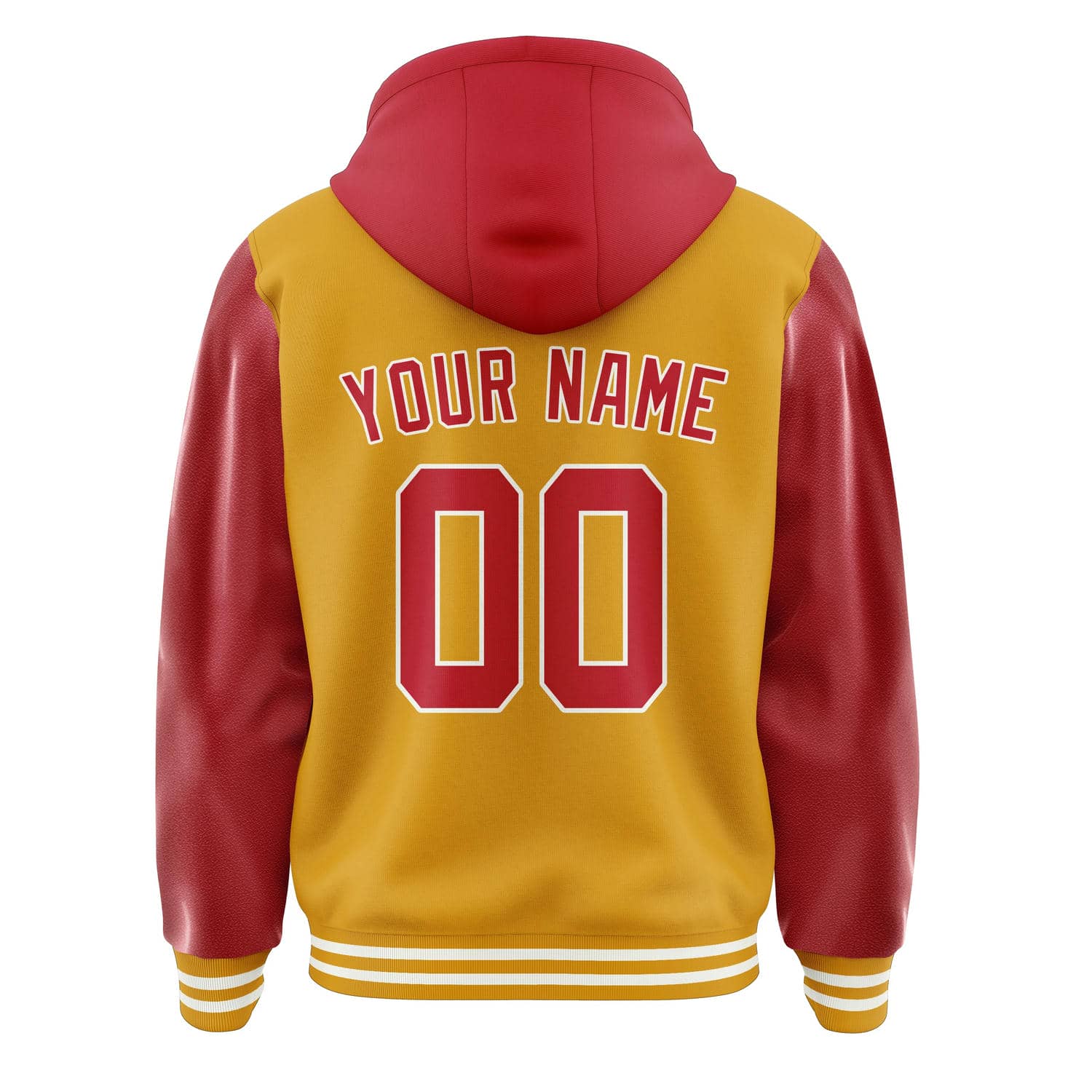 Maßgeschneidertes Gelb Rot Jacke