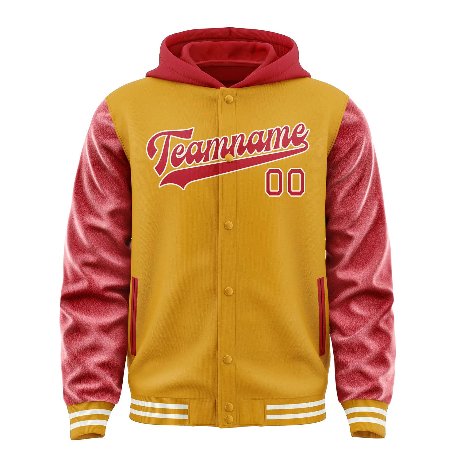 Maßgeschneidertes Gelb Rot Jacke