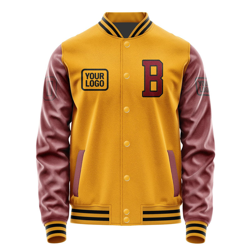Maßgeschneidertes Gelb Karmesinrot Jacke JA191915191717151517