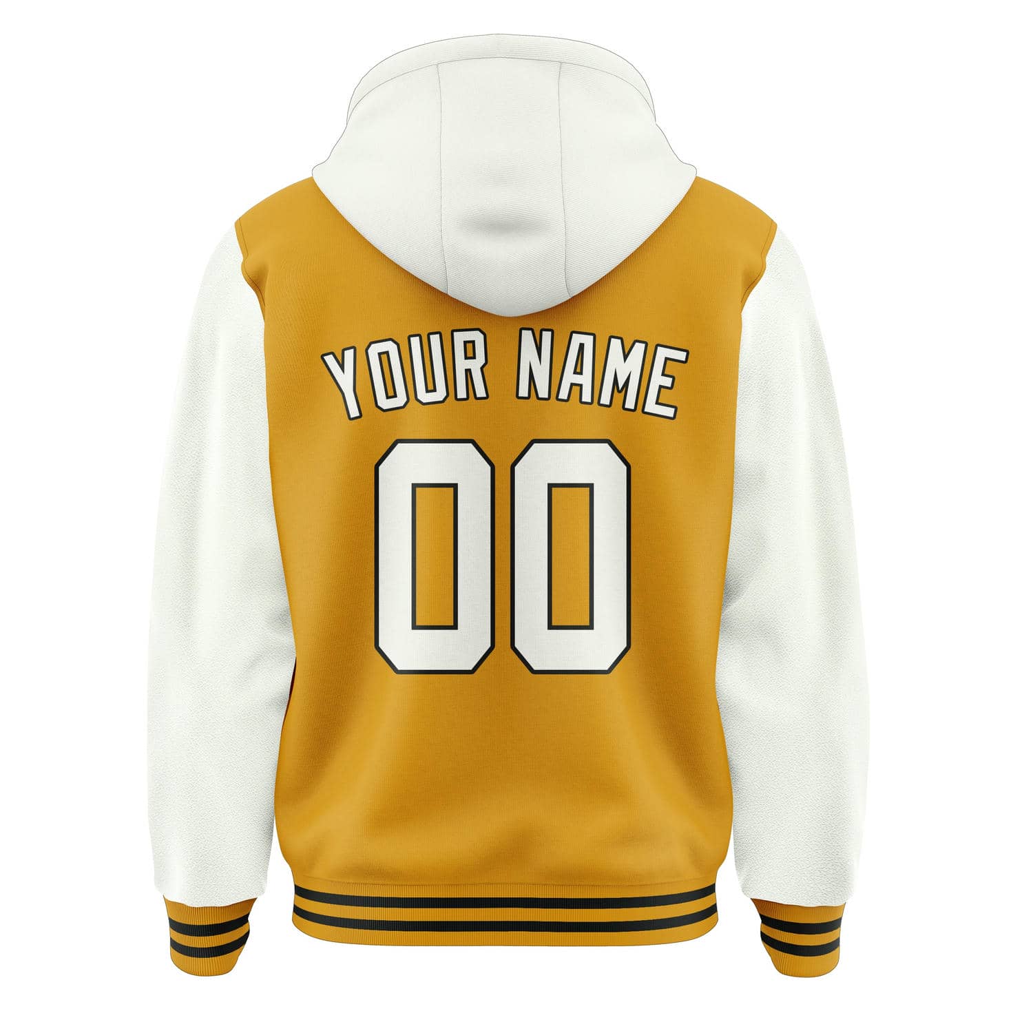 Maßgeschneidertes Gelb Weiß Jacke