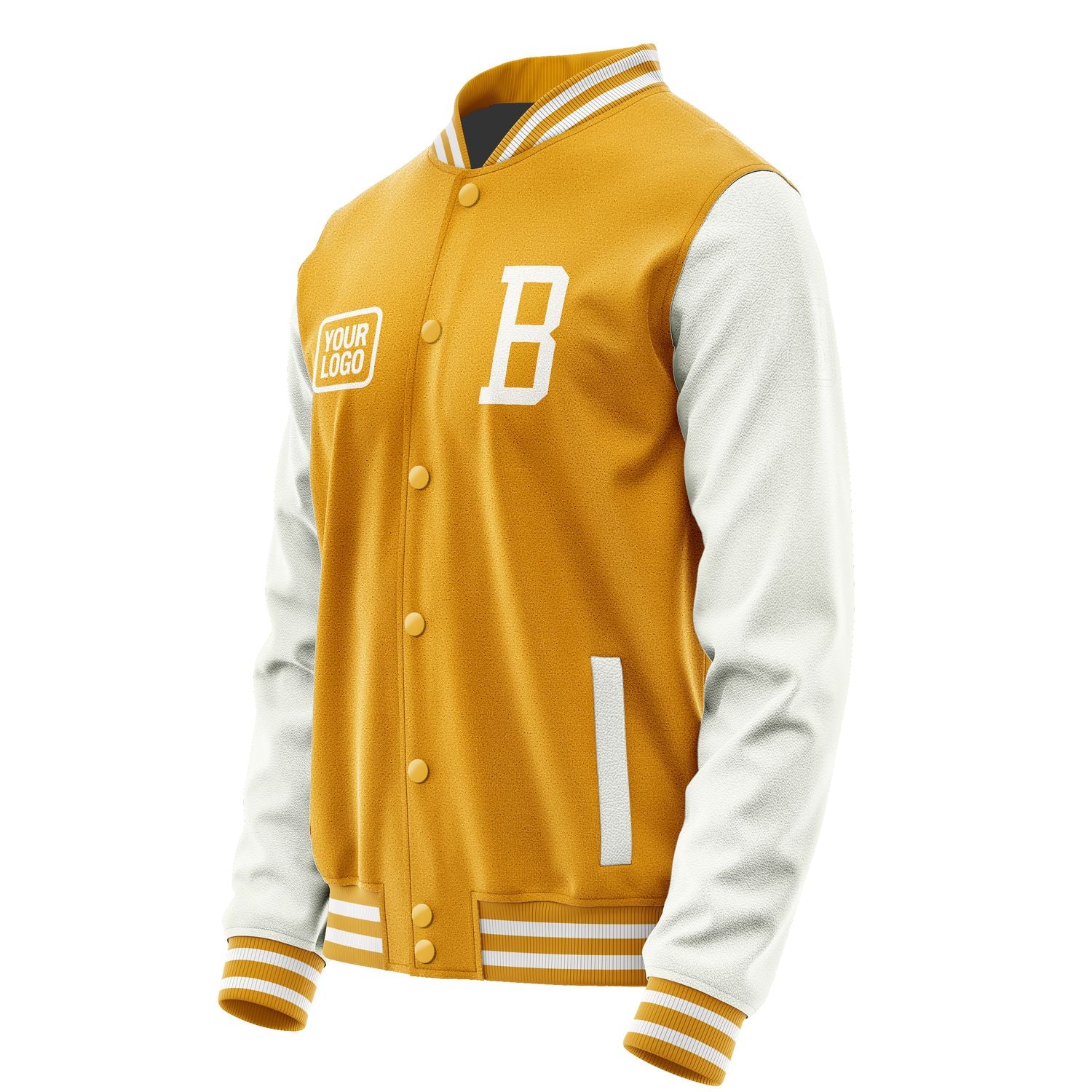 Maßgeschneidertes Gelb Weiß Jacke JA191918191818181818