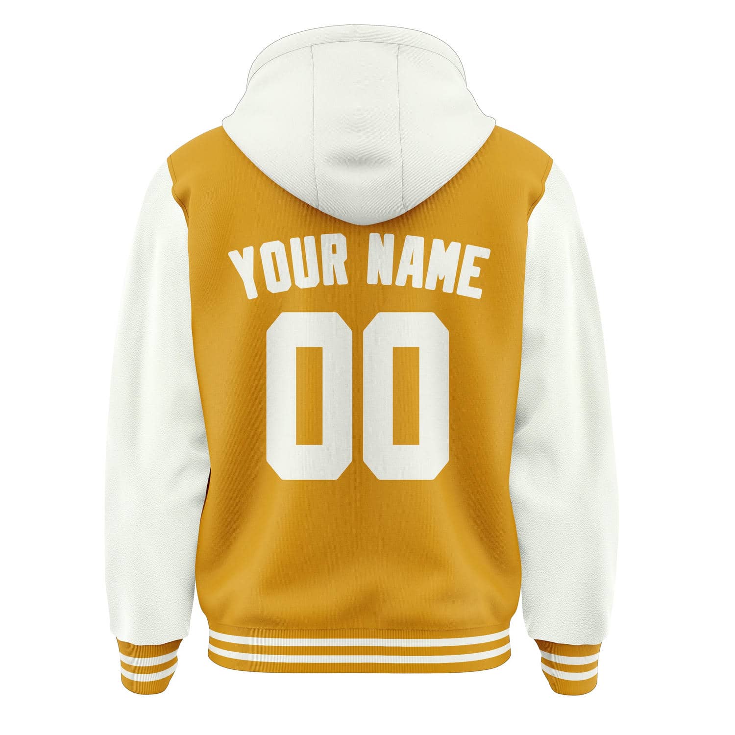 Maßgeschneidertes Gelb Weiß Jacke