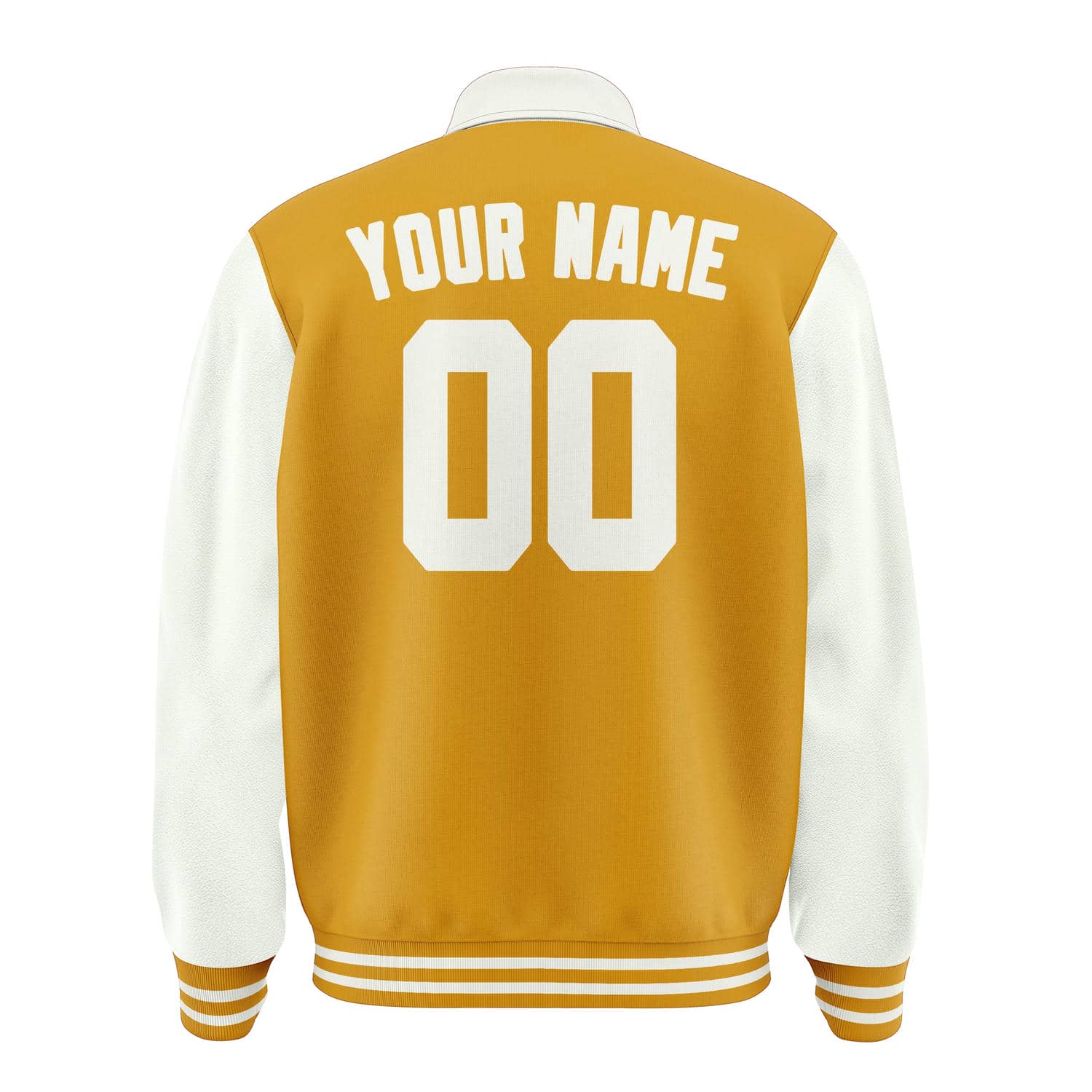 Maßgeschneidertes Gelb Weiß Jacke