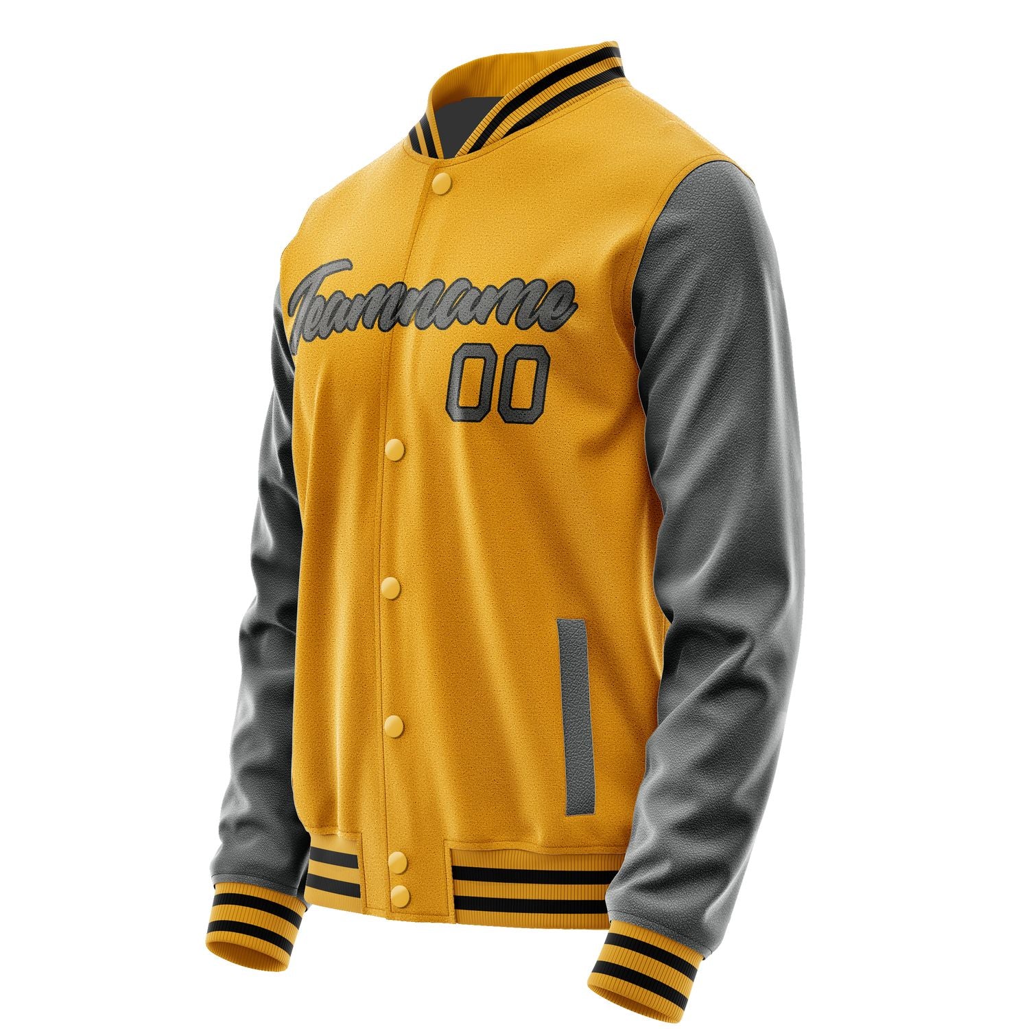Maßgeschneidertes Gelb Dunkelgrau Jacke Ja1919201917B21720