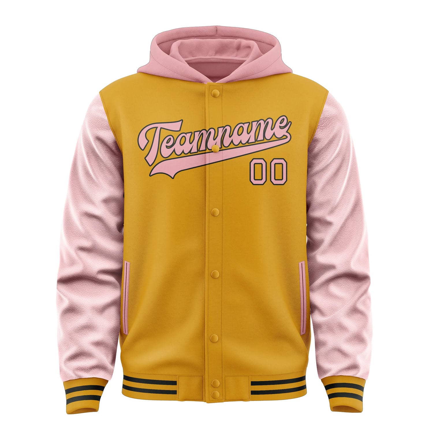 Maßgeschneidertes Gelb Rosa Jacke