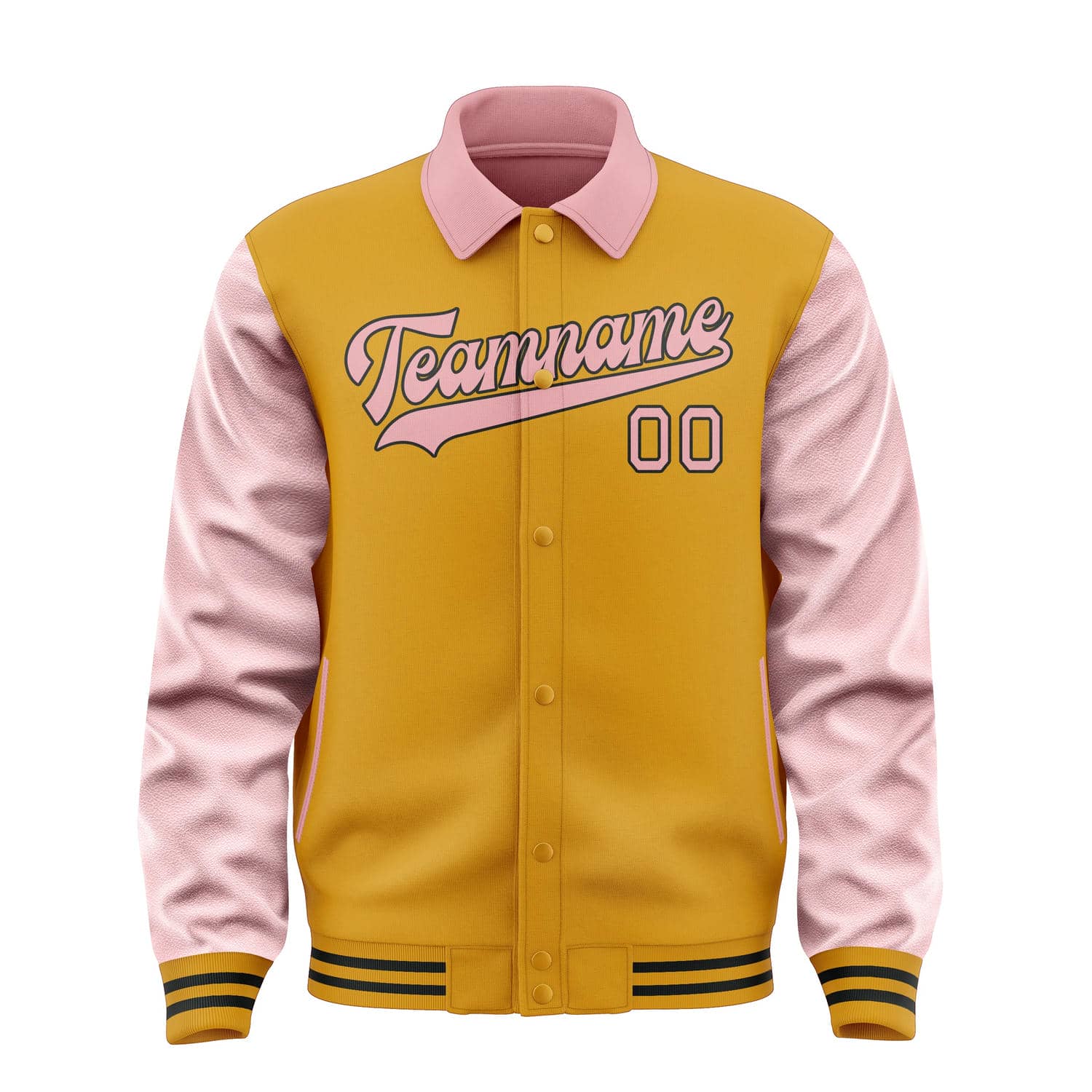 Maßgeschneidertes Gelb Rosa Jacke