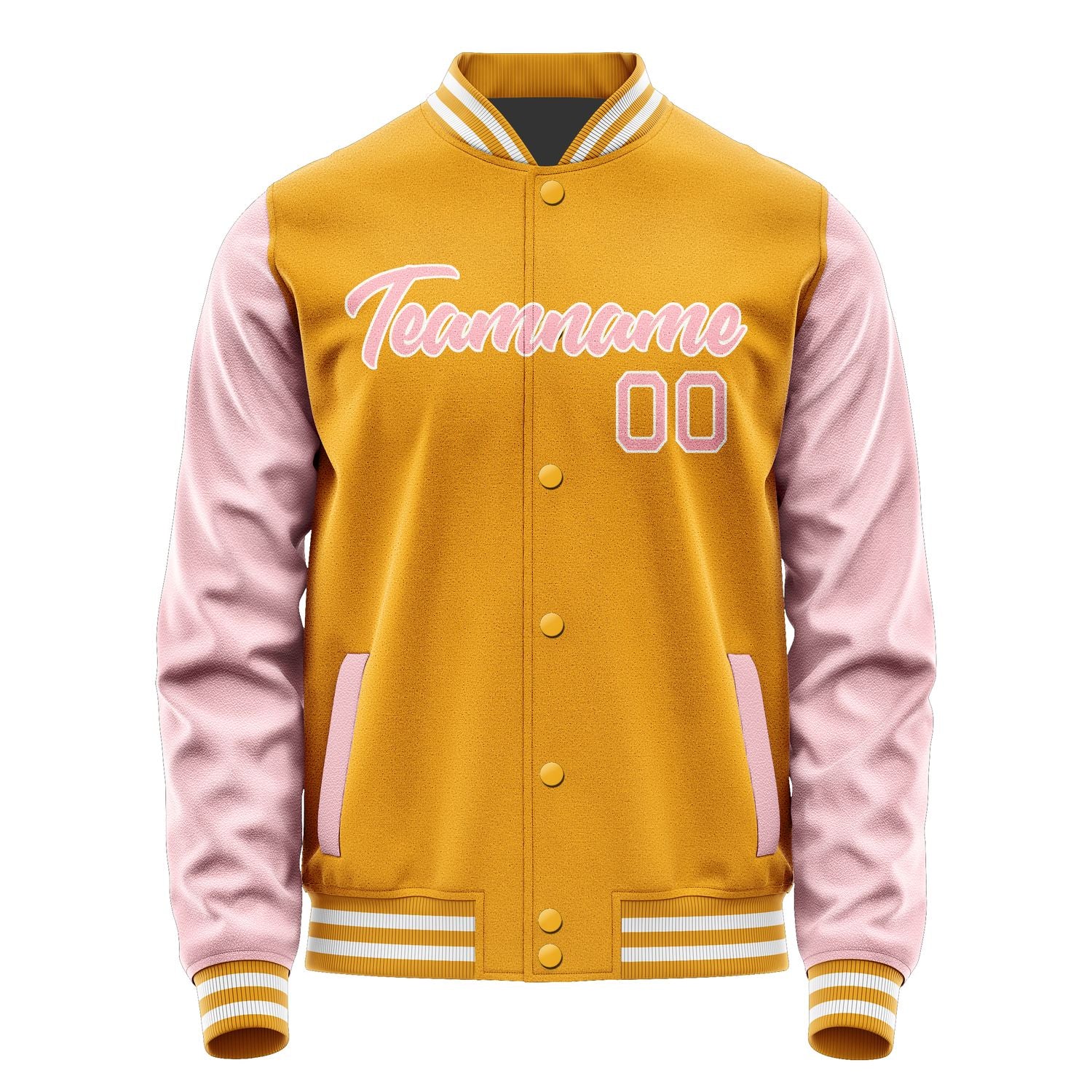 Maßgeschneidertes Gelb Rosa Jacke Ja1919211918B21821
