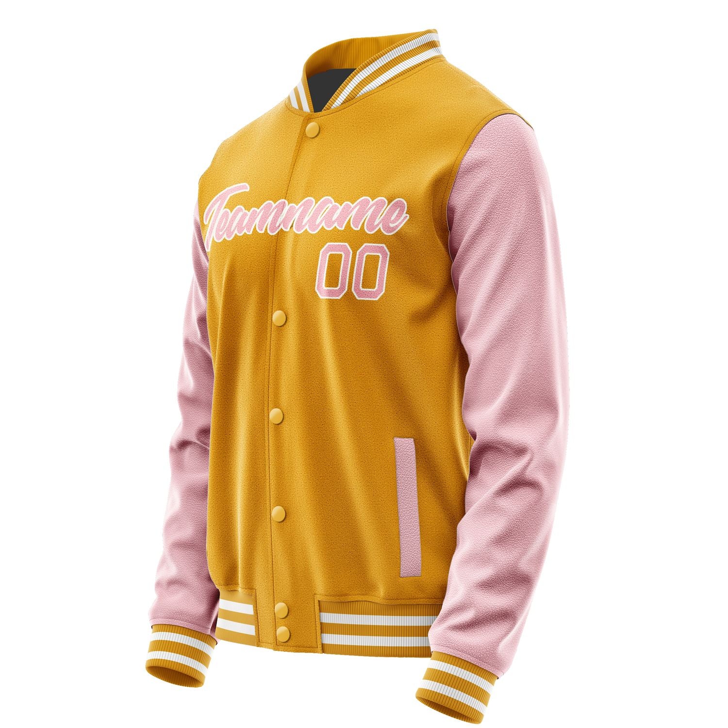 Maßgeschneidertes Gelb Rosa Jacke Ja1919211918B21821