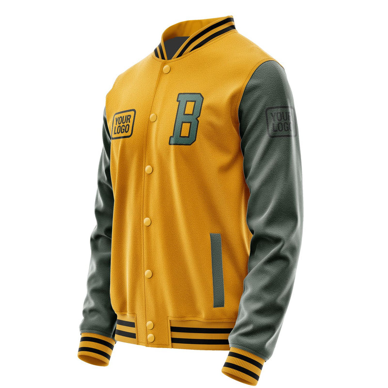 Maßgeschneidertes Gelb Blaugrün Jacke JA191927191717272717