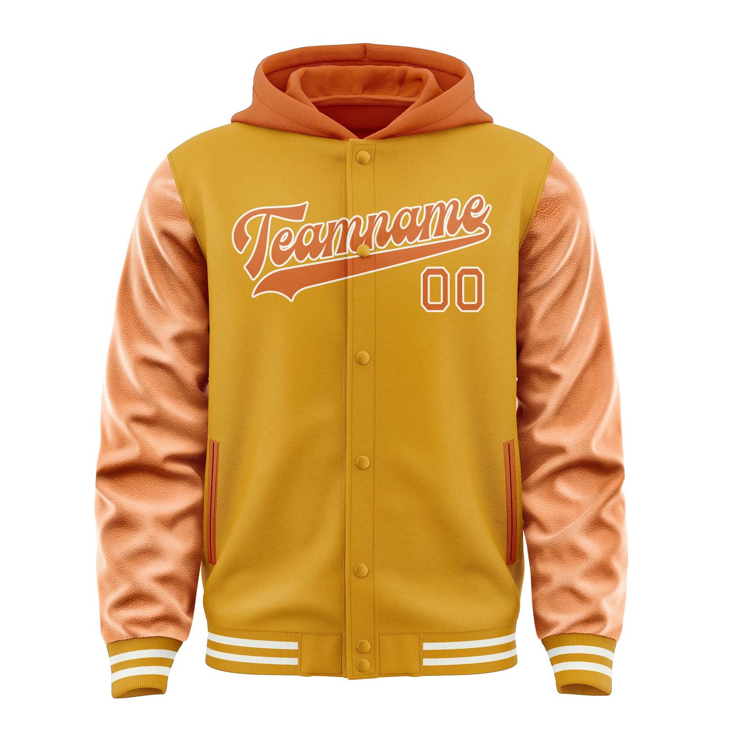 Maßgeschneidertes Gelb Orange Jacke