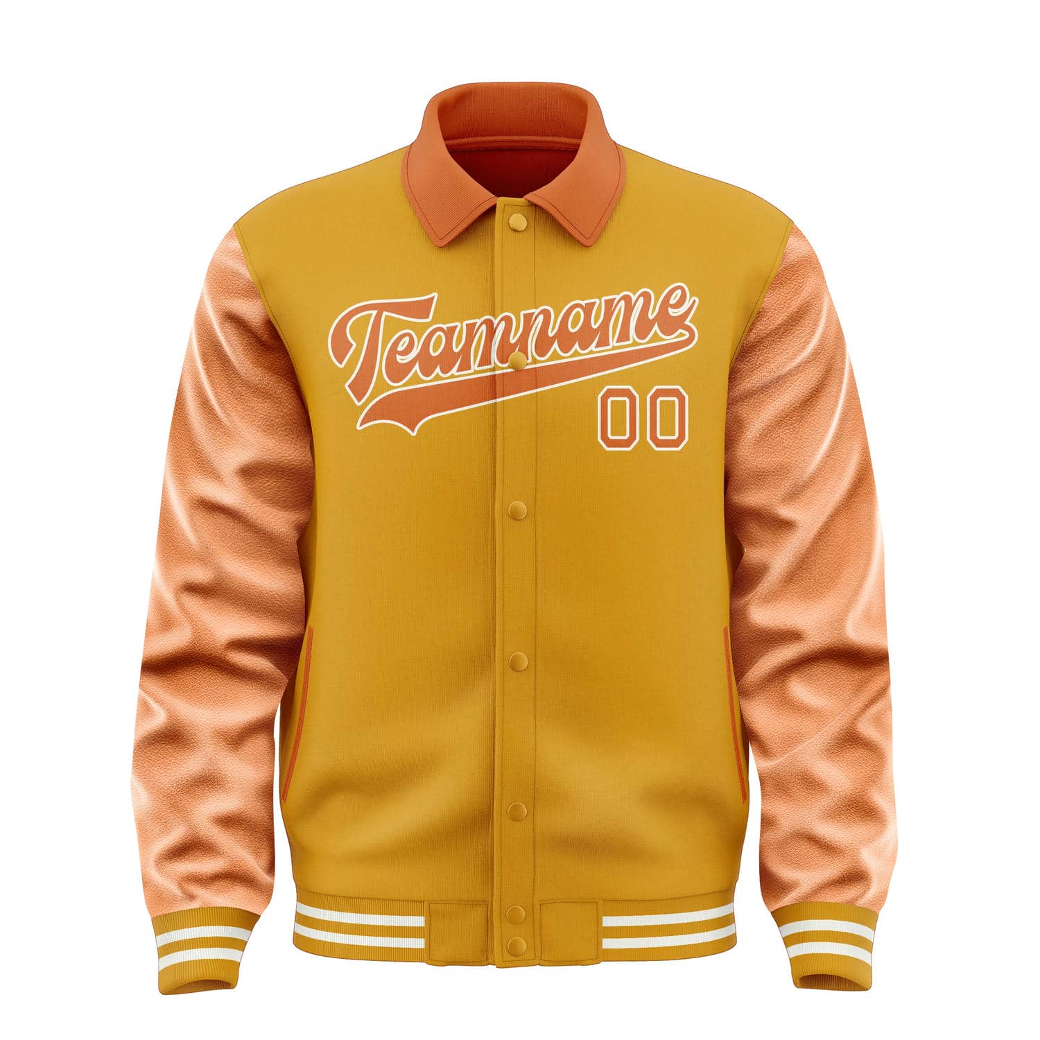 Maßgeschneidertes Gelb Orange Jacke