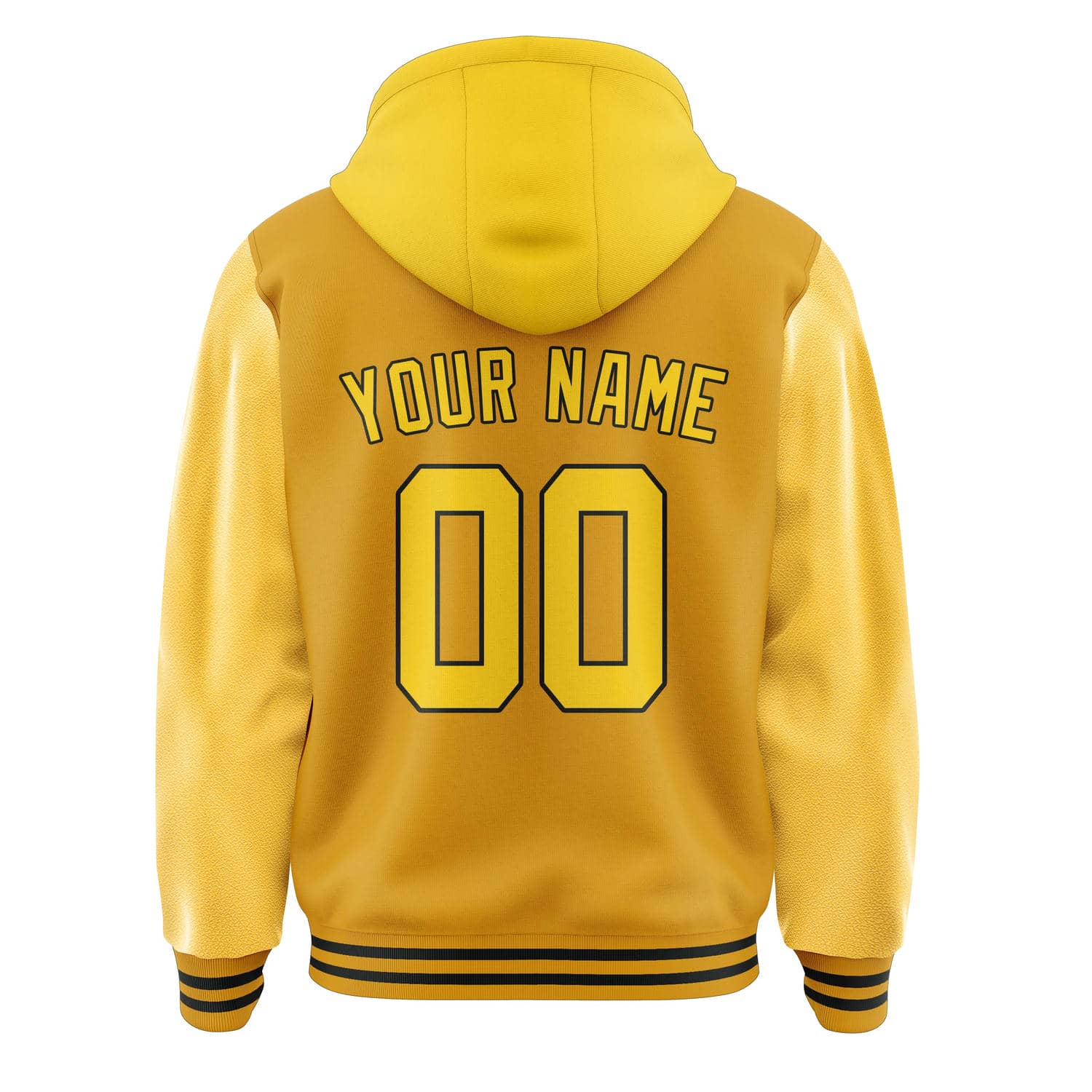 Maßgeschneidertes Gelb Gold Jacke