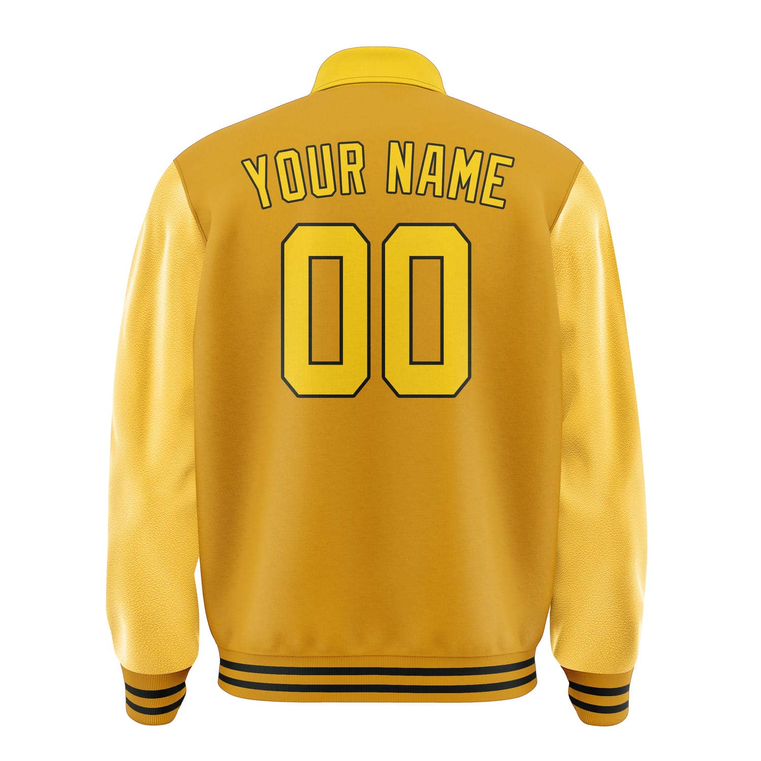 Maßgeschneidertes Gelb Gold Jacke