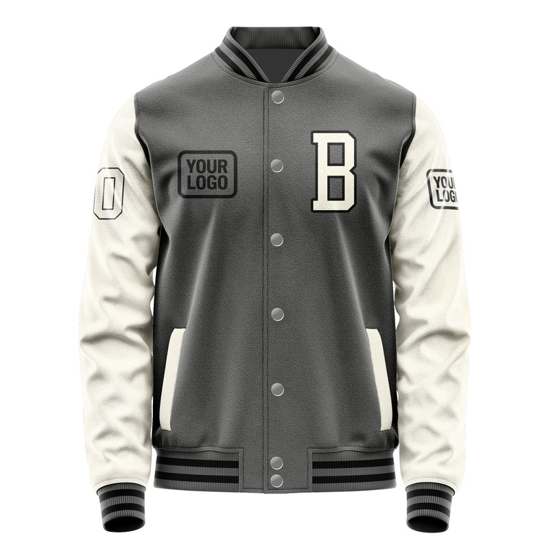 Maßgeschneidertes Dunkelgrau Beige Jacke JA202003201717030317