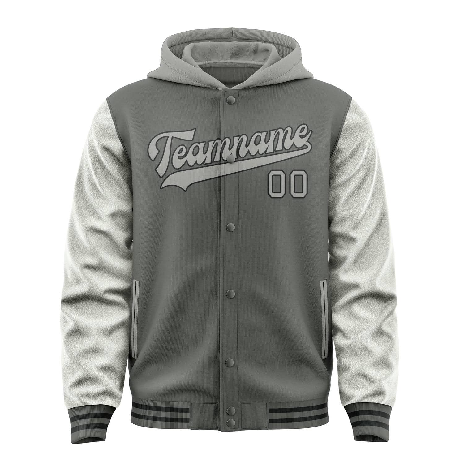 Maßgeschneidertes Dunkelgrau Grau Jacke