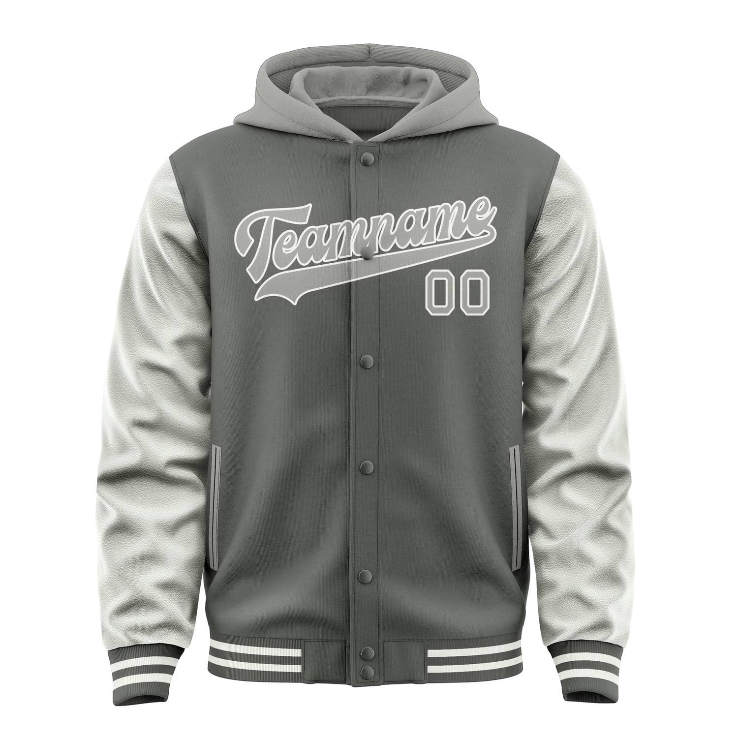 Maßgeschneidertes Dunkelgrau Grau Jacke