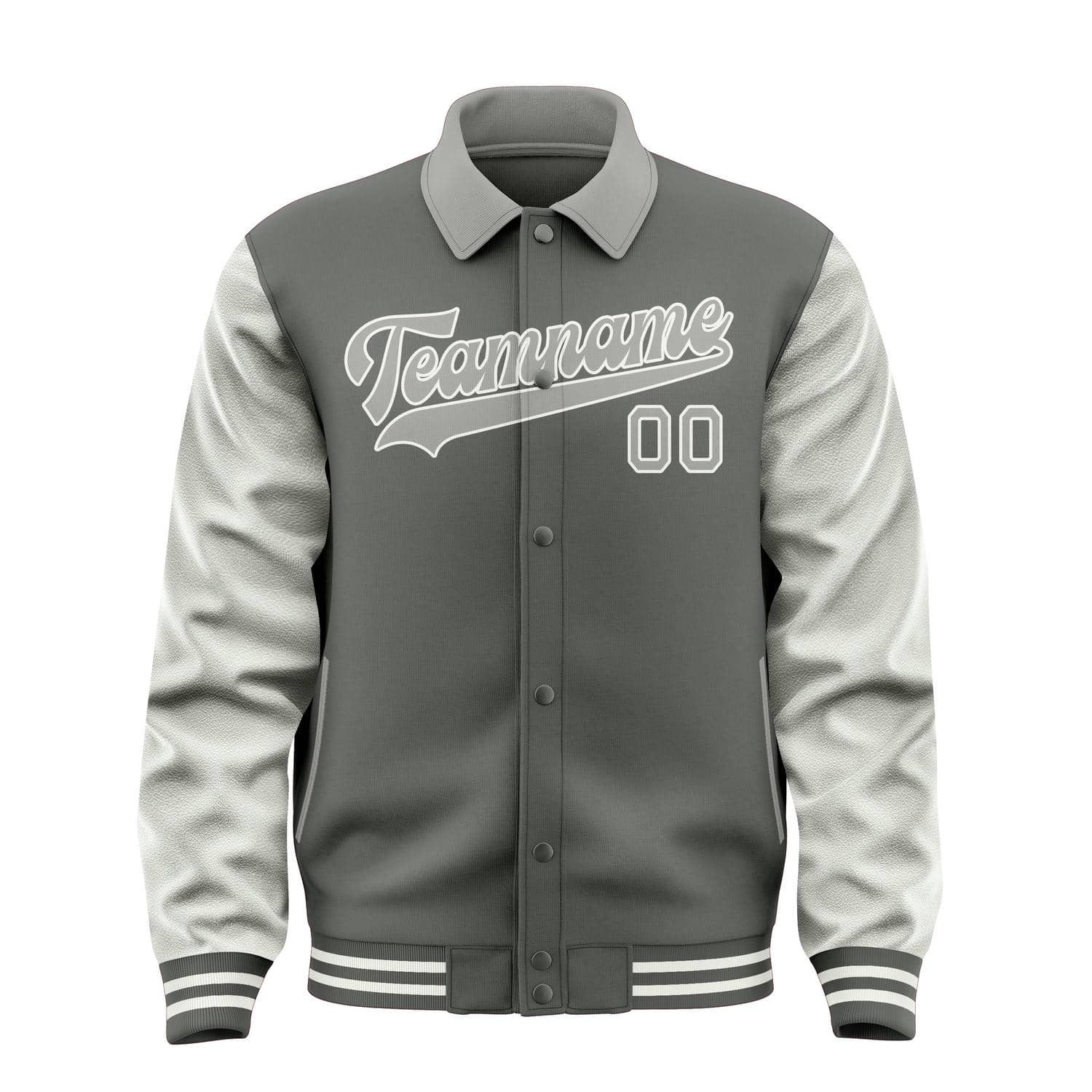 Maßgeschneidertes Dunkelgrau Grau Jacke