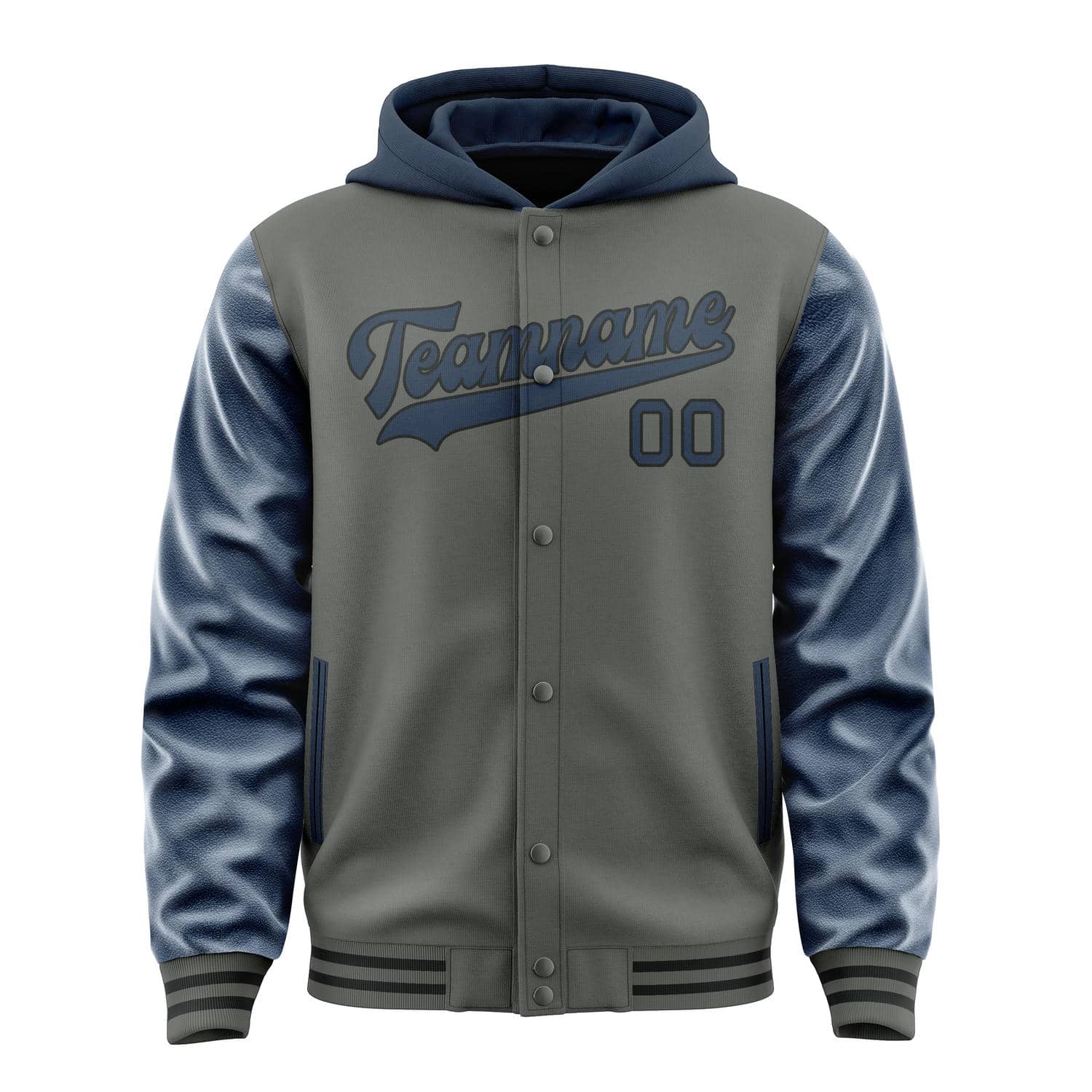 Maßgeschneidertes Dunkelgrau Marineblau Jacke
