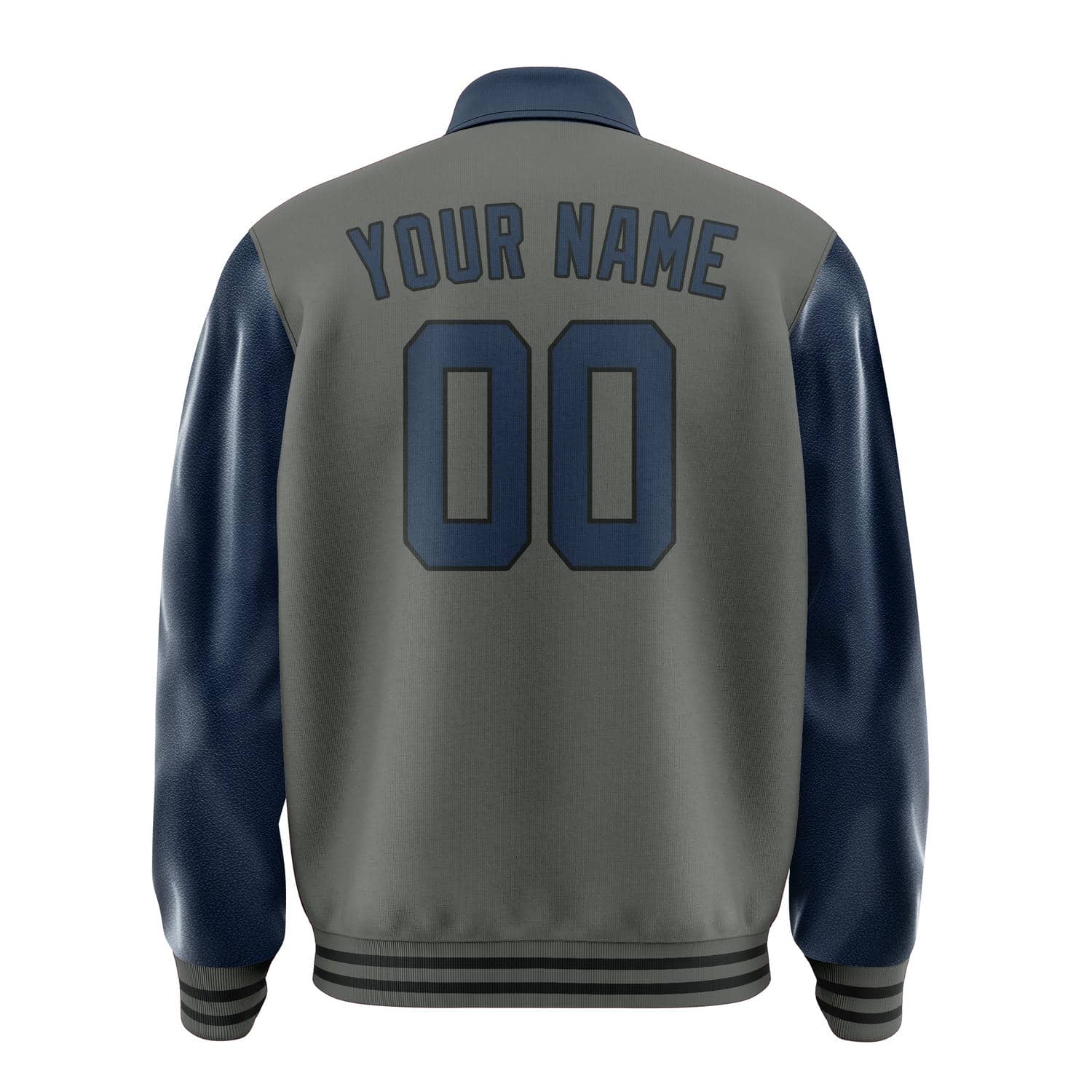 Maßgeschneidertes Dunkelgrau Marineblau Jacke