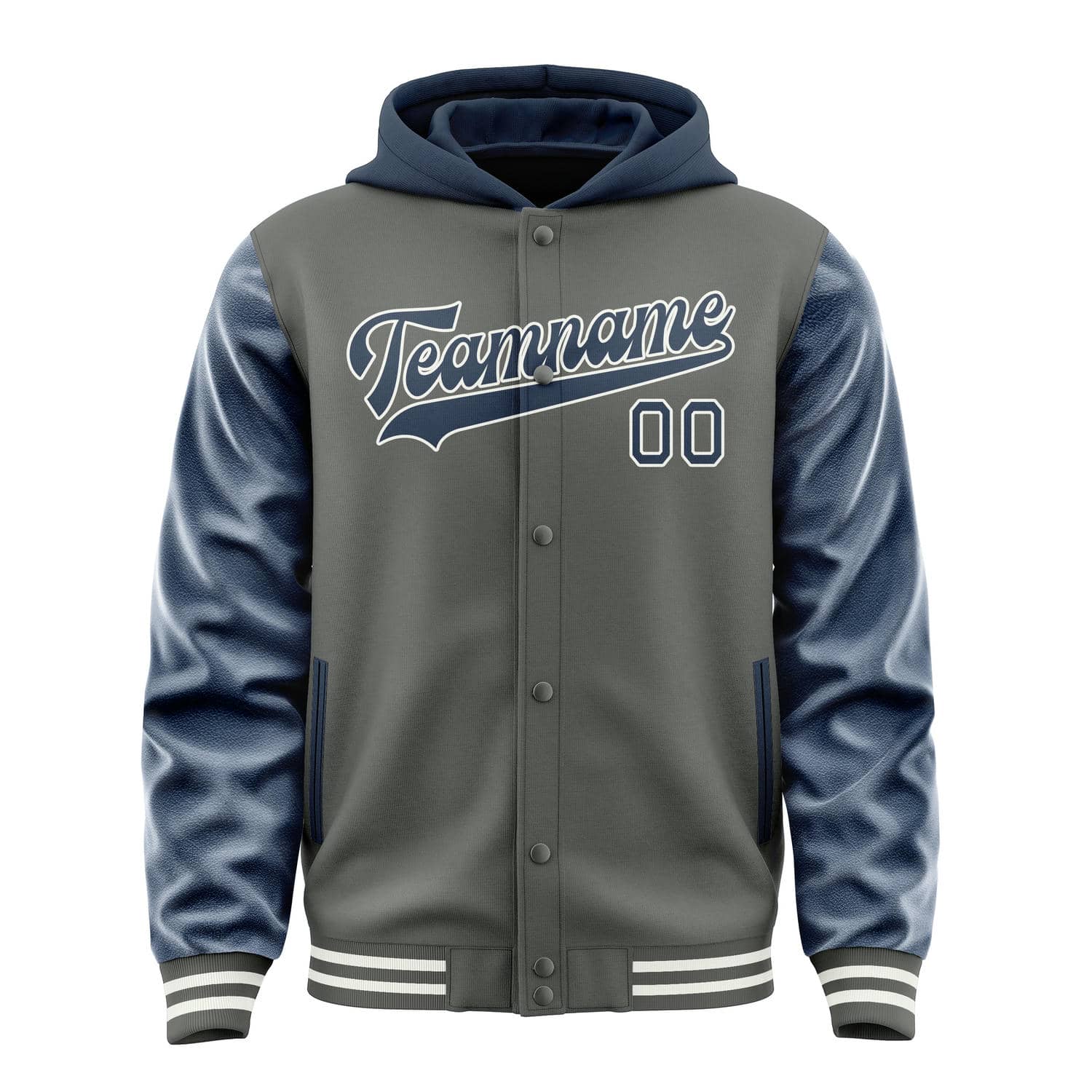 Maßgeschneidertes Dunkelgrau Marineblau Jacke