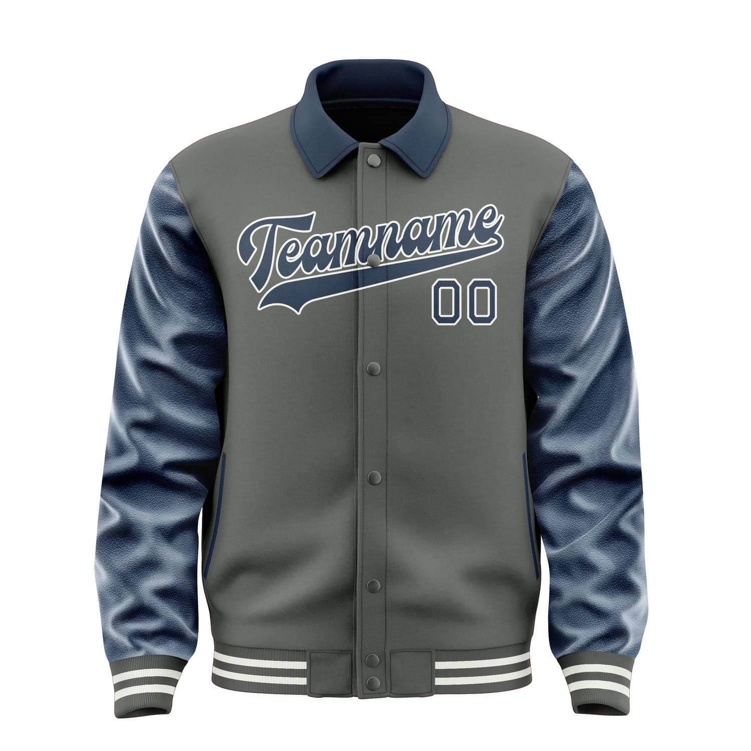 Maßgeschneidertes Dunkelgrau Marineblau Jacke