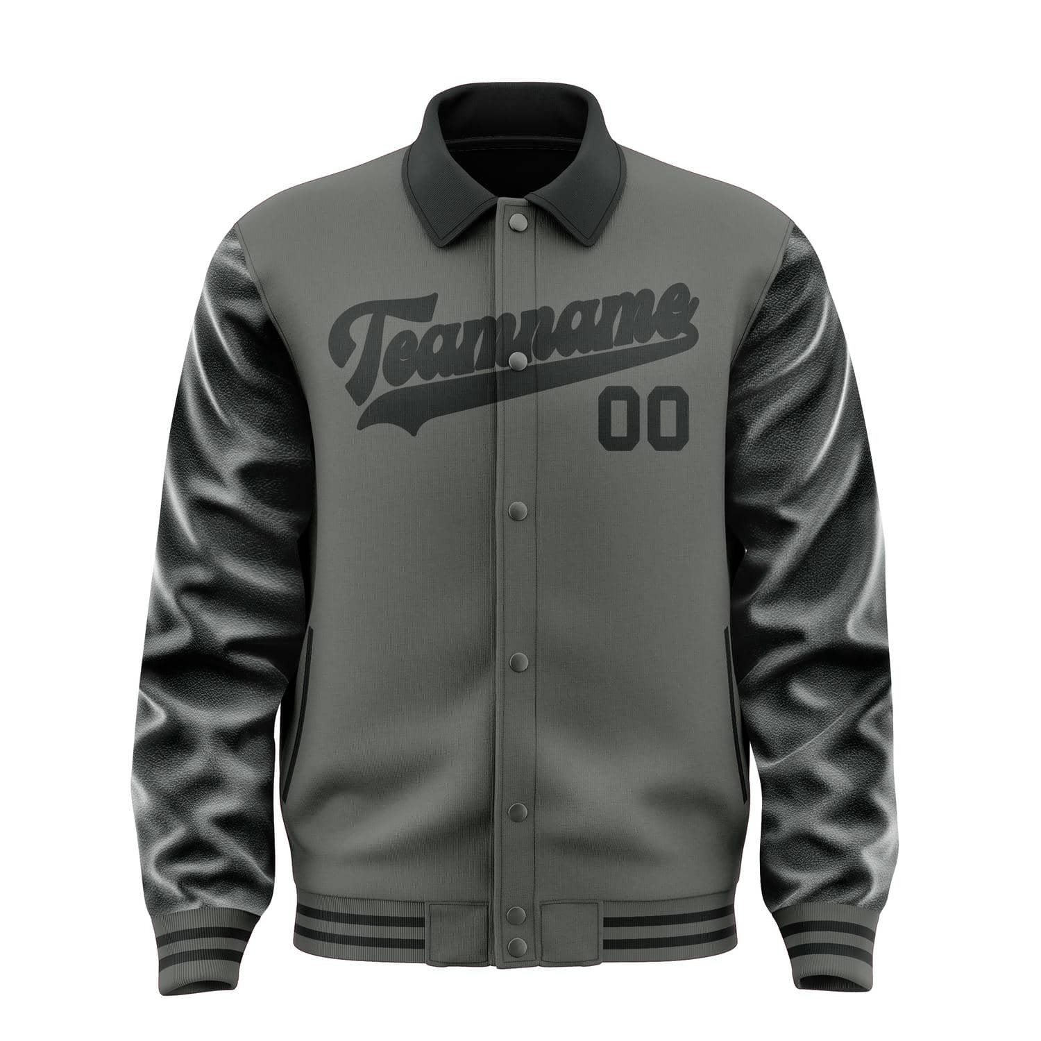 Maßgeschneidertes Dunkelgrau Schwarz Jacke